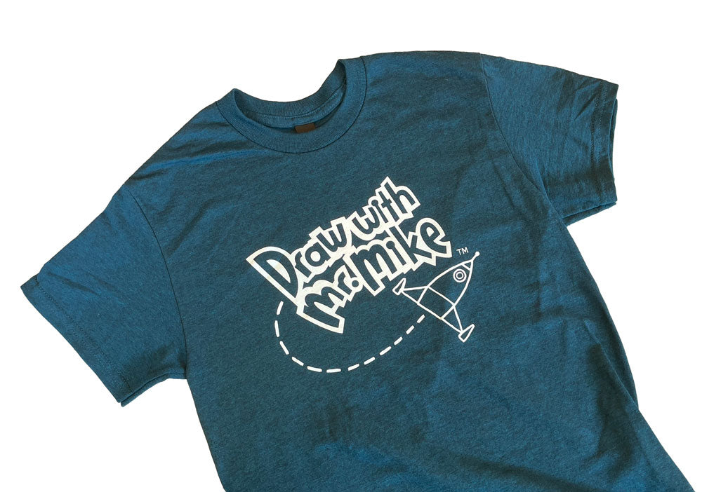 Draw with Mr. Mike™ | Adult Logo T-Shirt