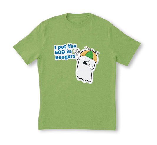 I Put the BOO in Boogers, Bob Jr. the Ghost | Kids T-Shirt